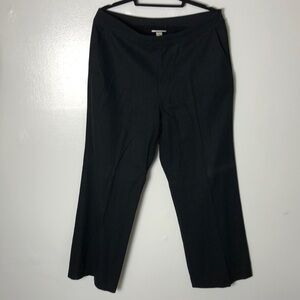 Black Linen blend pant Christopher & Banks sz12